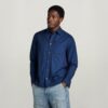 1-zaks normaal denim overhemd 1-zaks normaal denim overhemd