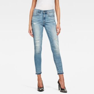 3301 High Skinny Ripped Edge Enkeljeans