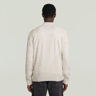 3D Biker Full Zip Knit