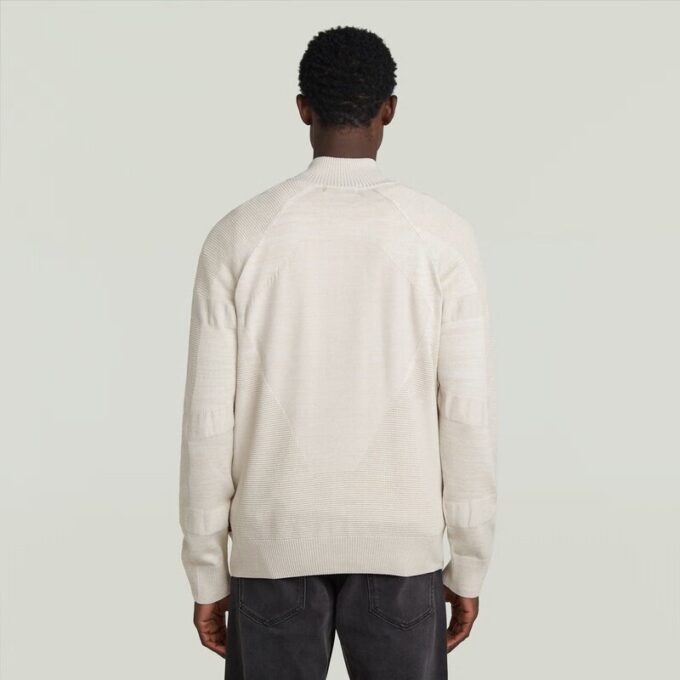 3D Biker Full Zip Knit