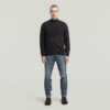 3D Biker Full Zip Knit