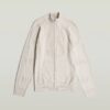 3D Biker Full Zip Knit