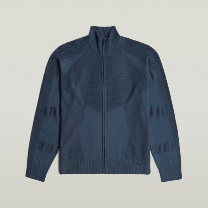 3D Biker Full Zip Knit 3D Biker Full Zip Knit