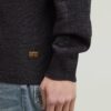 3D Biker Full Zip Knit