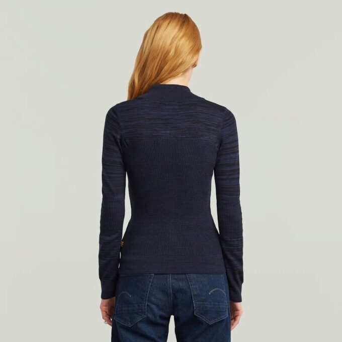 3D Biker Knit Slim Full Zip Knit 3D Biker Knit Slim Full Zip Knit