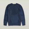 3D Biker Rib Pullover