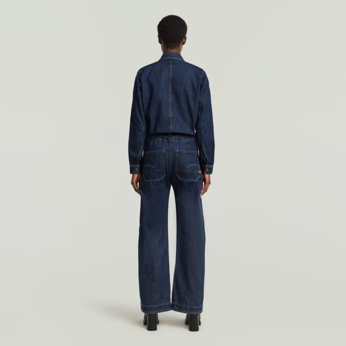 3D-jumpsuit met riem