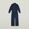 3D-jumpsuit met riem