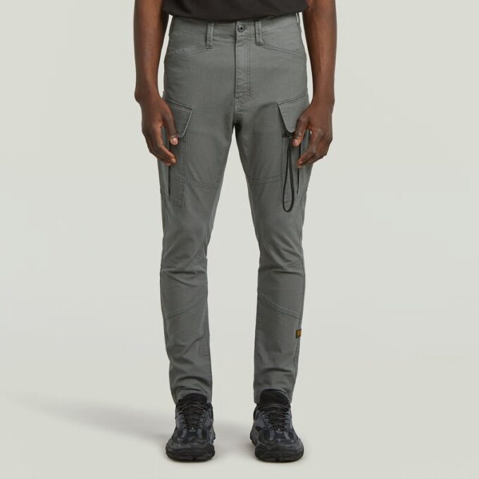 3D skinny cargobroek met ritszakken 3D skinny cargobroek met ritszakken