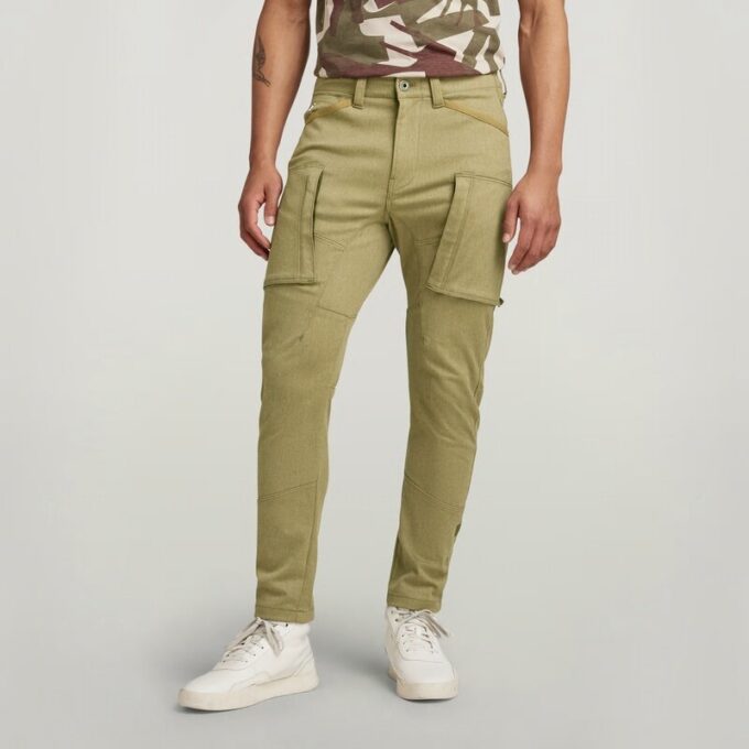 3D skinny cargobroek met ritszakken 3D skinny cargobroek met ritszakken