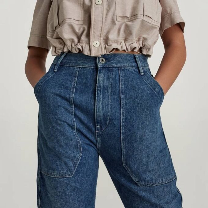 3D Vermoeidheid Boyfriend Denim Broek