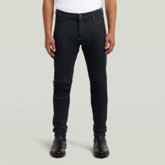5620 3D Zip Knie Skinny Jeans
