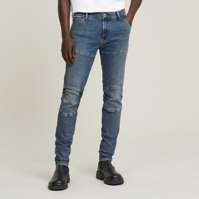 5620 3D Zip Knie Skinny Jeans 5620 3D Zip Knie Skinny Jeans