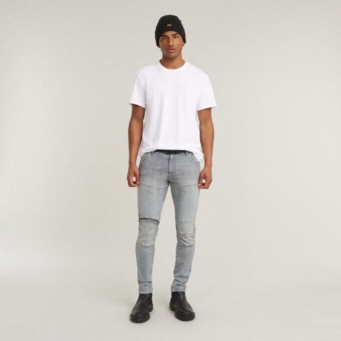 5620 3D Zip Knie Skinny Jeans 5620 3D Zip Knie Skinny Jeans
