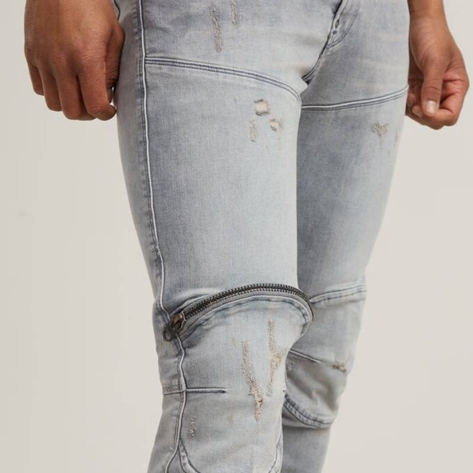 5620 3D Zip Knie Skinny Jeans 5620 3D Zip Knie Skinny Jeans