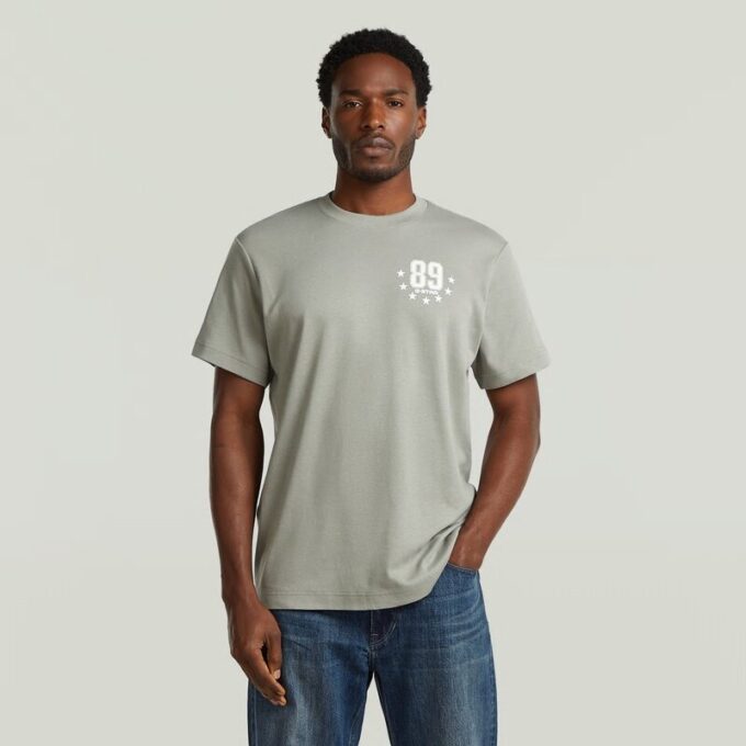 89 Back Graphic Loose T-shirt