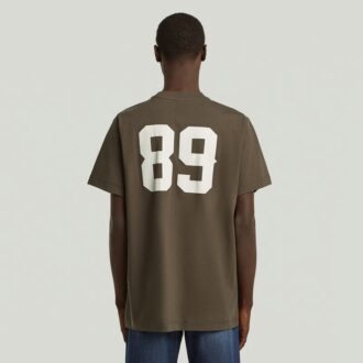 89 Back Graphic Loose T-shirt