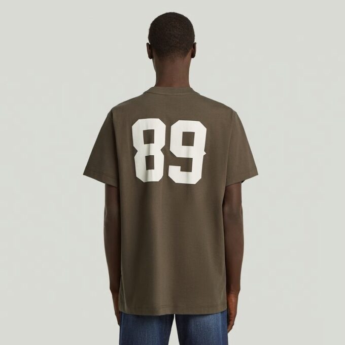 89 Back Graphic Loose T-shirt