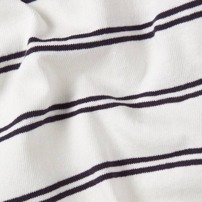 A-lijn gestreept boxy T-shirt