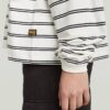 A-lijn gestreept oversized T-shirt A-lijn gestreept oversized T-shirt