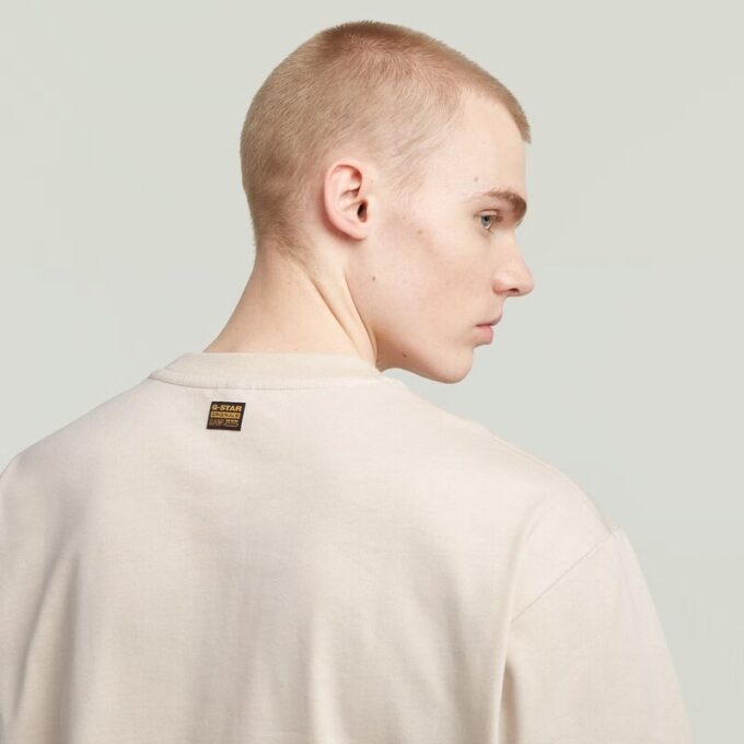 A-lijn geweven mix boxy T-shirt A-lijn geweven mix boxy T-shirt
