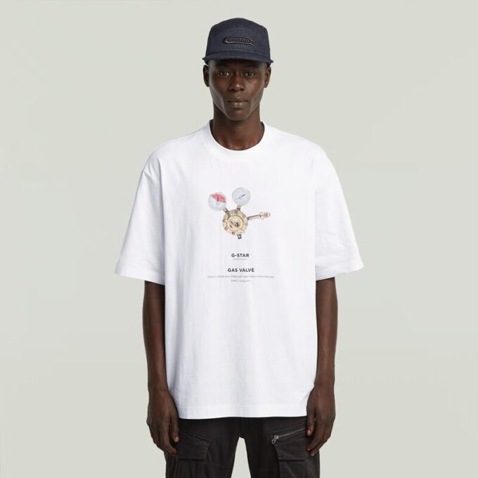 Archief Print Boxy T-shirt Archief Print Boxy T-shirt