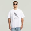 Archief Print Boxy T-shirt Archief Print Boxy T-shirt