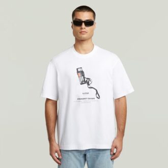 Archief Print Boxy T-shirt
