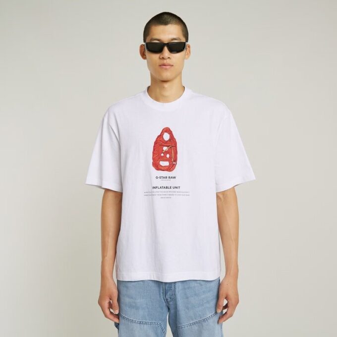 Archief Print Boxy T-shirt Archief Print Boxy T-shirt