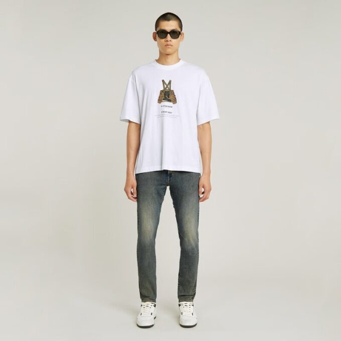 Archief Print Boxy T-shirt Archief Print Boxy T-shirt