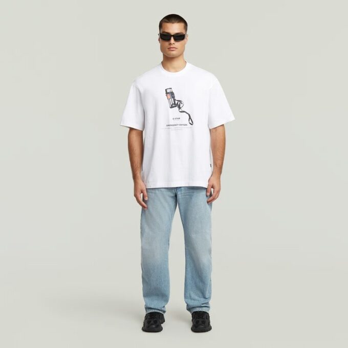 Archief Print Boxy T-shirt Archief Print Boxy T-shirt