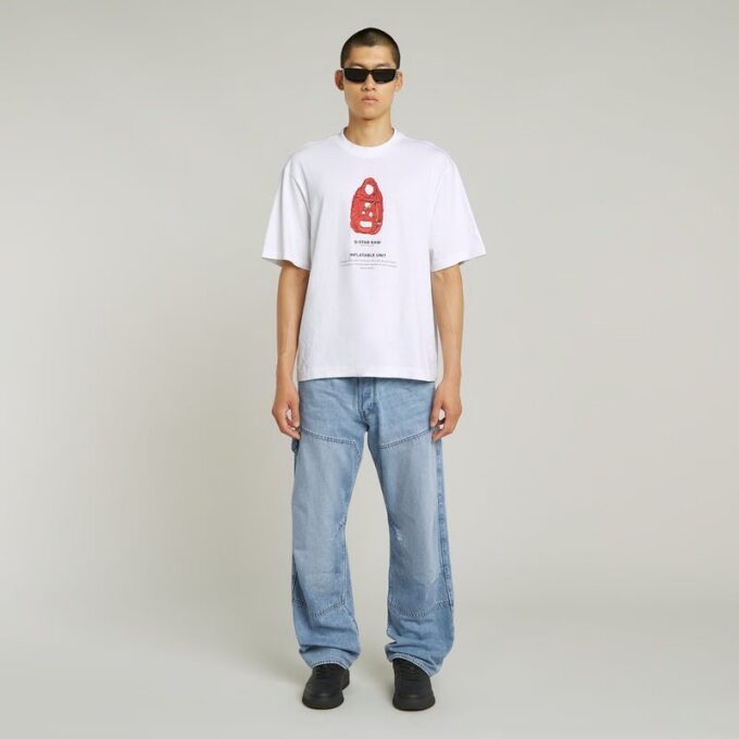 Archief Print Boxy T-shirt Archief Print Boxy T-shirt