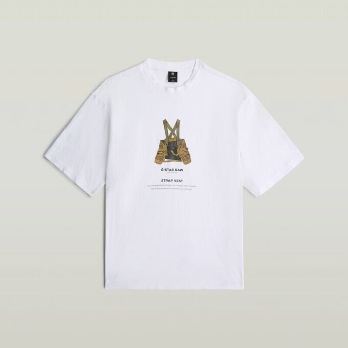 Archief Print Boxy T-shirt Archief Print Boxy T-shirt