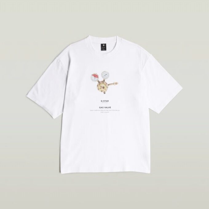 Archief Print Boxy T-shirt Archief Print Boxy T-shirt