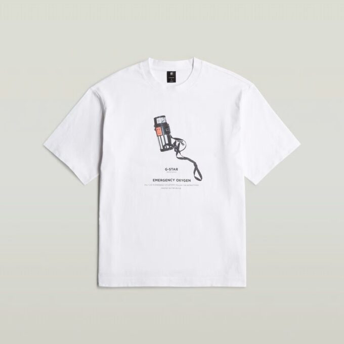 Archief Print Boxy T-shirt Archief Print Boxy T-shirt