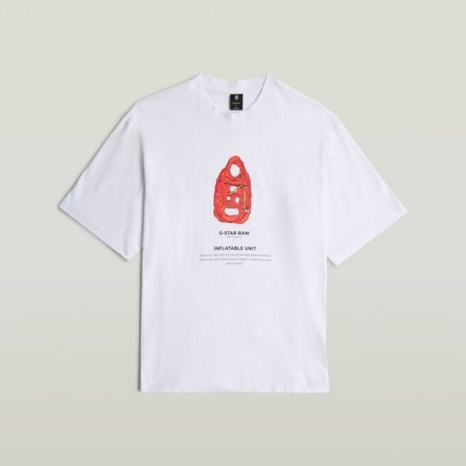 Archief Print Boxy T-shirt Archief Print Boxy T-shirt