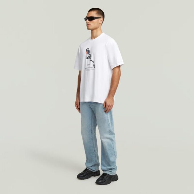 Archief Print Boxy T-shirt Archief Print Boxy T-shirt