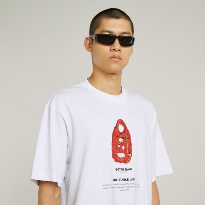 Archief Print Boxy T-shirt Archief Print Boxy T-shirt