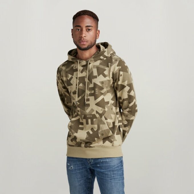Arrow Camo Hooded Sweater
