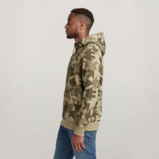 Arrow Camo Hooded Sweater