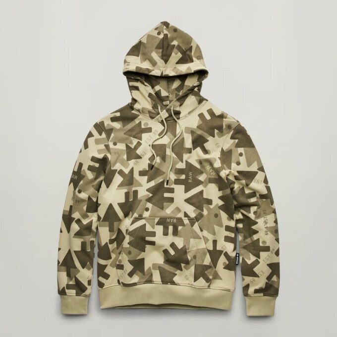 Arrow Camo Hooded Sweater