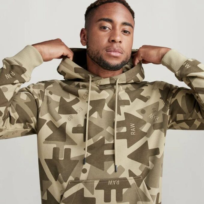 Arrow Camo Hooded Sweater