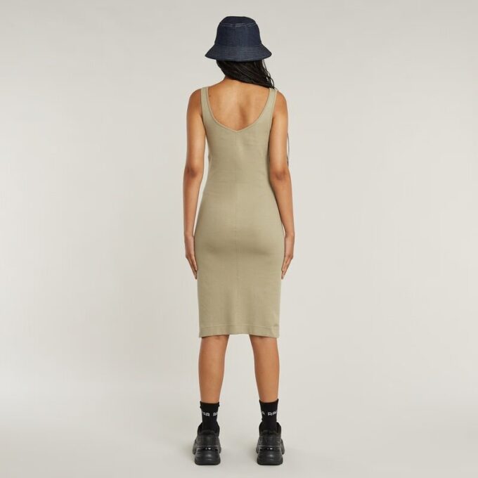 Asymmetrische jurk met rits Asymmetrische jurk met rits
