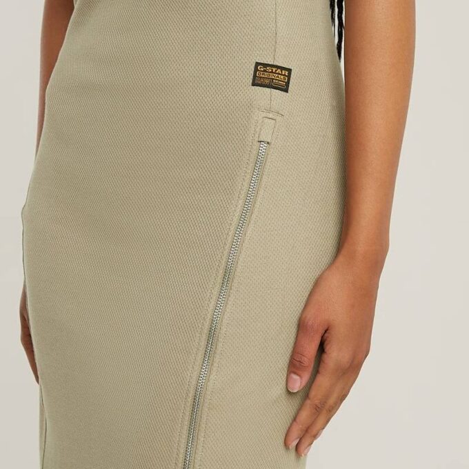 Asymmetrische jurk met rits Asymmetrische jurk met rits