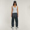 Asymmetrische tanktop met rits Asymmetrische tanktop met rits