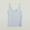 Asymmetrische tanktop met rits Asymmetrische tanktop met rits