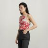 Bedrukt tanktopje, cropped, ultraslank Bedrukt tanktopje, cropped, ultraslank