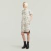 Bedrukte losse T-shirtjurk Bedrukte losse T-shirtjurk