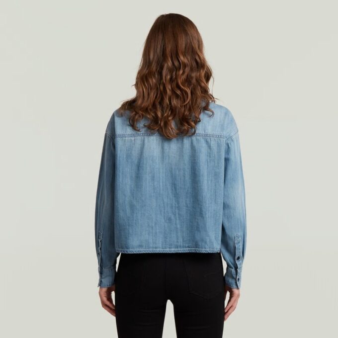 Bijgesneden, ontspannen shirt Bijgesneden, ontspannen shirt