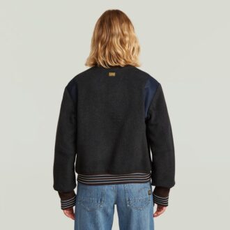 Bijgesneden Varsity Bomberjack